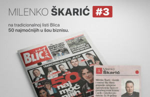 Founder & CEO SKYMUSIC grupacije na listi 50 najmoćnijih u šou bliznisu