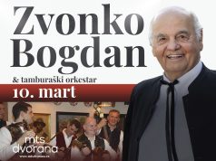 Zvonko Bogdan 10. marta u mts Dvorani