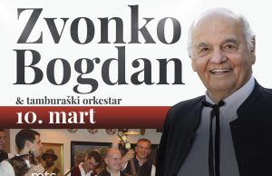 Zvonko Bogdan 10. marta u mts Dvorani
