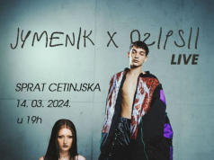 “Dve mlade, brzorastuće zvezde alternativne scene penju se na Sprat 14. marta”: Jymenik i Džipsii zajedno u Cetinjskoj