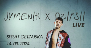 “Dve mlade, brzorastuće zvezde alternativne scene penju se na Sprat 14. marta”: Jymenik i Džipsii zajedno u Cetinjskoj
