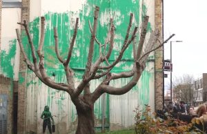 Benksi potvrdio da je mural drveta u Londonu njegov rad