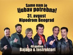 “Samo nam je ljubav potrebna” – Bajaga i Instruktori na Hipodromu