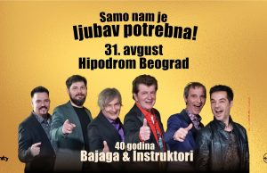 “Samo nam je ljubav potrebna” – Bajaga i Instruktori na Hipodromu