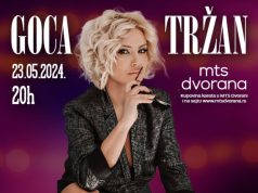Goca Tržan nastupa u MTS Dvorani