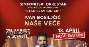 Ivan Bosiljčić zakazao i treći koncert “Naše veče” u mts Dvorani