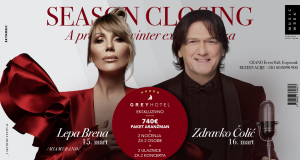 Kopaonik Music Week & hotel GREY Kopaonik najavljuju muzički vikend na srebrnom vrhu: Lepa Brena i Zdravko Čolić zatvaraju sezonu