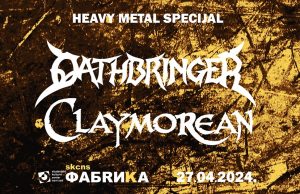 Koncert bendova Oathbringer i Claymorean u SKCNS Fabrici