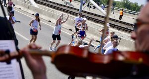 Beogradska filharmonija tradicionalno bodrila trkače Beogradskog maratona