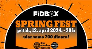 Fidbox Spring Fest 12. april u Domu omladine