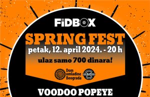 Fidbox Spring Fest 12. april u Domu omladine