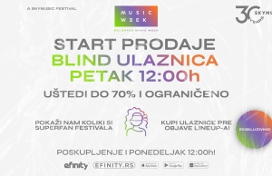 Belgrade Music Week od 28. do 30 juna na Ušću, BLIND ulaznice sa 70% POPUSTA dostupne SADA