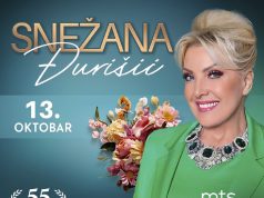 Snežana Đurišić 55 godina karijere obeležava solističkim koncertom u mts Dvorani