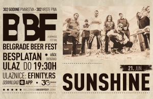 Legendarni beogradski bend Sunshine vraća se na Belgrade Beer Fest