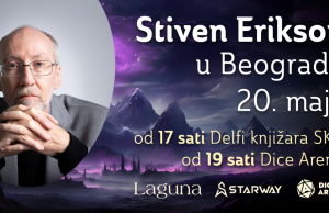 Pisac epske fantastike Stiven Erikson 20. maja u Beogradu