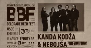 Belgrade Beer Fest objavio još jednog headlinera: Kanda Kodža i Nebojša na Main Stage-u 21. juna