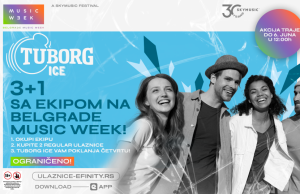 KUPI 3 ULAZNICE za Belgrade Music Week, Tuborg Ice ti POKLANJA ČETVRTU!