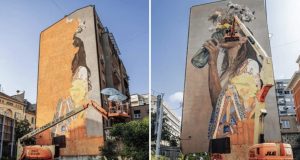 Svečano presecanje vrpce i predstavljanje murala “Žeđ za prirodom na Vračaru”