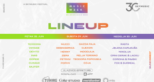 Zvanično počeo najveći festival popularne muzike Belgrade Music Week