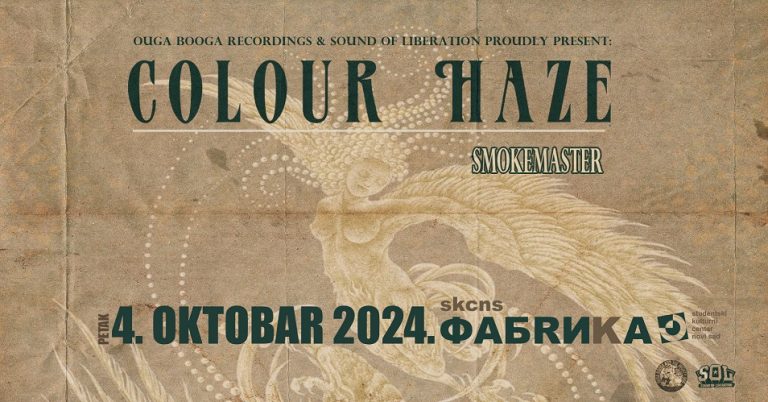 Colour Haze i Smokemaster stižu u Novi Sad