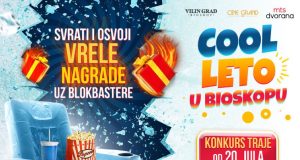 Velika akcija: “COOL LETO U BIOSKOPU”