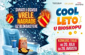 Velika akcija: “COOL LETO U BIOSKOPU”