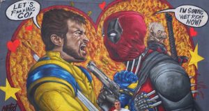 Mural posvećen filmu “Dedpul i Vulverin” ukrasio kutak Beograda