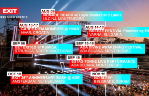 Duh EXIT festivala kreće po svetu od Ade Bojane preko Amsterdama do Dubaija!