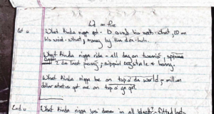 Beležnica sa tekstovima pesama Lila Vejna na aukciji za 5 miliona dolara