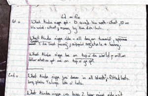 Beležnica sa tekstovima pesama Lila Vejna na aukciji za 5 miliona dolara