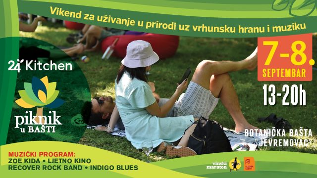 Piknik u bašti, 7. i 8. sep, Botanička bašta