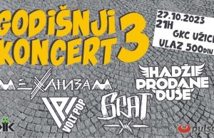 Hadži Prodane Duše, Mehanizam, Brat i Volt Pop na Godišnjem koncertu u Užicu