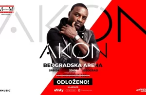 Odlaže se koncert legende hip-hop i R&B muzike, AKON-a: Novi termin koncerta početkom 2025.