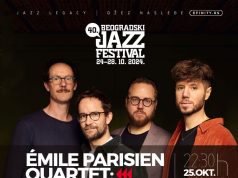 Émile Parisien Quartet i Quartabê otvaraju kasni večernji program 40. Beogradskog džez festivala!