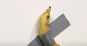 Banana zalepljena selotejpom prodata za 6,2 miliona dolara