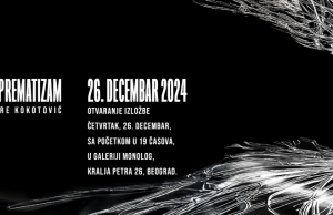 SUPERSUPREMATIZAM Aleksandre Kokotović u Galeriji Monolog