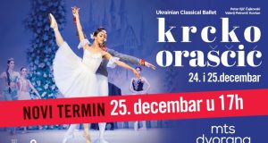 Tri izvođenja baletskog spektakla “Krcko Oraščić“
