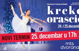 Tri izvođenja baletskog spektakla “Krcko Oraščić“