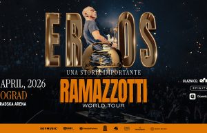 Eros Ramacoti u Beogradu 26. aprila 2026. godine: ULAZNICE OD DANAS U PRODAJI Eros Ramacoti