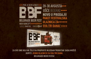 Od danas NOVA KATEGORIJA ulaznica za BELGRADE BEER FEST