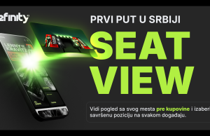 eFinity platforma diktira trendove! Po prvi put u Srbiji SEAT VIEW opcija – Pogled sa svog mesta vidite pre kupovine ulaznice
